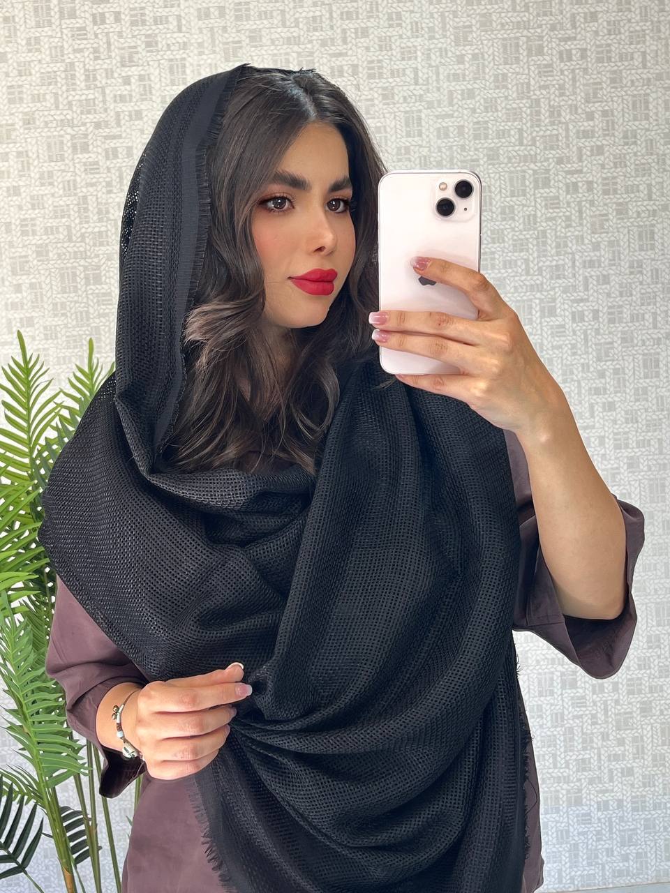 شال سوزنی دور ریش
