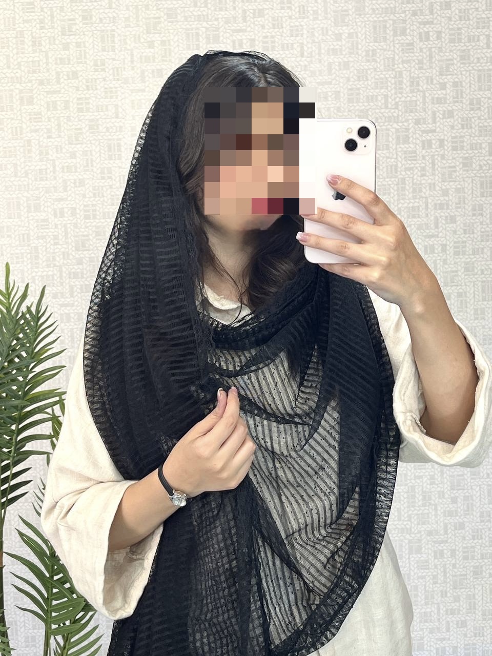 شال تور راه راه